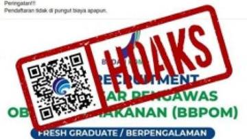 Beredar Unggahan Penipuan Lowongan Pekerjaan Mengatasnamakan BPOM