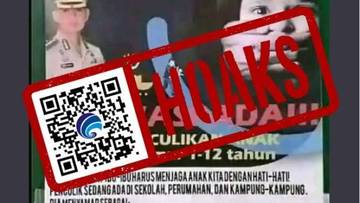 Hoaks Poster Peringatan Penculikan Anak dari Polresta Sidoarjo