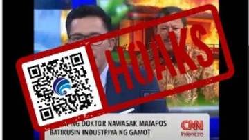 Hoaks CNNIndonesia Beritakan Ledakan di Rumah Terawan Agus Putranto