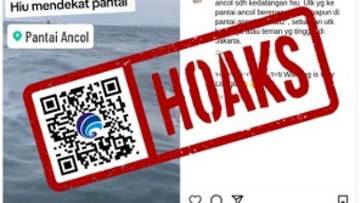 Hoaks Ikan Hiu Dekati Pantai Ancol