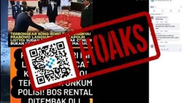 Hoaks Presiden Prabowo Pecat Kapolri Listyo Sigit