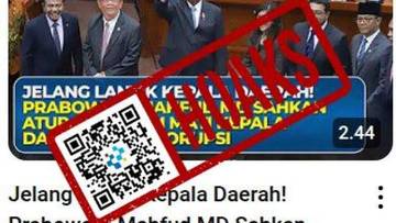 Hoaks Presiden Sahkan Hukuman Mati Kepala Daerah Koruptor