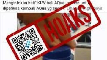 Hoaks Tutup Segel Aqua Rusak Akibat Disuntik Formalin