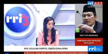 Eks Pimpinan KPK Dukung Usulan Parpol Didanai APBN