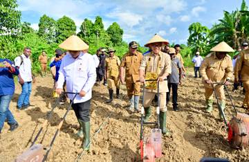 Tanam Jagung Bersama Warga, Mendes Tunjukkan Komitmen Bangun Papua