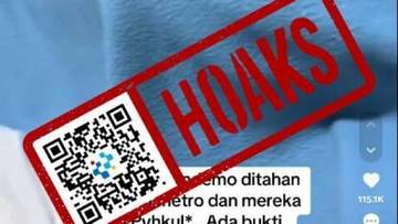 Hoaks ART Sahroni Luka Diserang Massa
