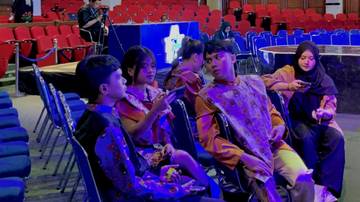 Semangat Para Finalis Bintang Radio Sebelum Tampil
