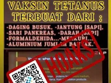 Waspadai Penipuan Vaksin Tetanus dari Daging Busuk