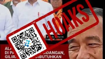 Hoaks Video Kunjungan Jokowi ke Banjir Sumatra