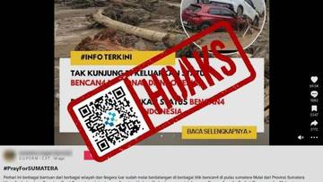 Hoaks Dunia Tetapkan Status Bencana Internasional untuk Indonesia