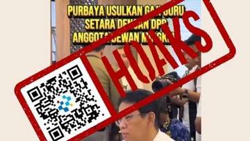 Hoaks Menkeu Usul Gaji Guru Setara Anggota DPR