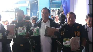 BNN Musnahkan 300kg Narkotika 