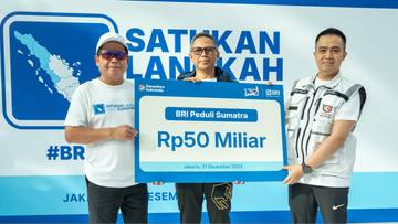 ‘Satukan Langkah untuk Sumatra’, BRI Bantu Rp50 Miliar 