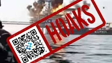 Hoaks TNI AL Tembaki Pengeboran Minyak Ilegal Malaysia