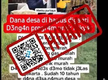 Hoaks Penghapusan Dana Desa untuk Program Baru