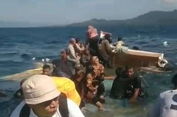 Longboat Tenggelam di Halsel, Balita Meninggal-1 Penumpang Hilang
