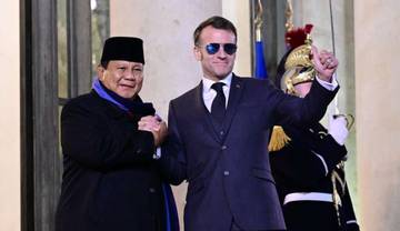 Presiden Prabowo Bertemu Presiden Prancis Macron