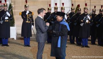 Presiden Prabowo Hadiri Jamuan Resmi di Istana Élysée Paris