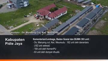 BNPB Laporkan Progres Huntara Korban Bencana di Aceh, Sumut, Sumbar 
