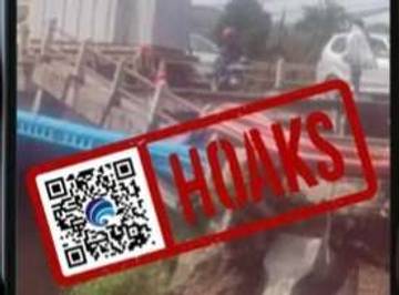Hoaks Jembatan Pamuyuran Kabupaten Sukabumi Amblas