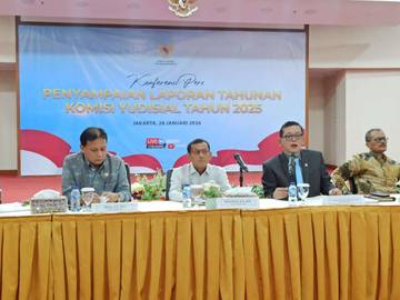 Sepanjang 2025, KY Usulkan 124 Hakim Diberi Sanksi