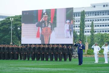 Panglima TNI Lantik Ratusan Perwira Prajurit Karier Progsus