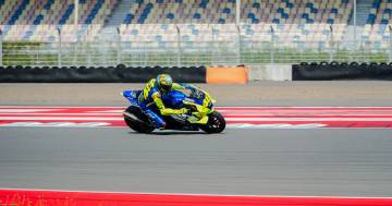 Valentino Rossi Jajal Lintasan Sirkuit Mandalika Perdana