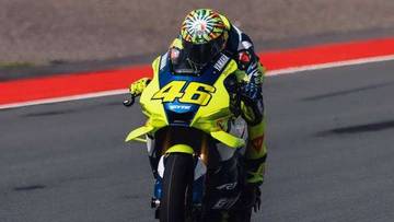 Pembalap Valentino Rossi Puji Aspal Mandalika