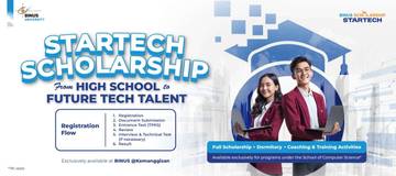 BINUS Luncurkan Beasiswa 100 Persen StarTech Scholarship