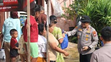 Kapolda Metro Salurkan Bantuan untuk Warga Terdampak Banjir