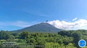 Gunung Ili Lewotolok Lembata Kembali Erupsi