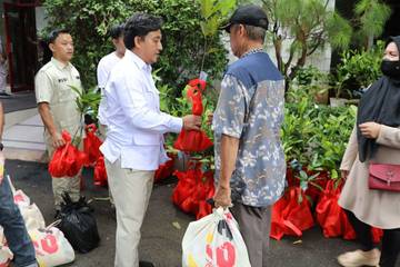 HUT Ke-18 Gerindra, Bibit Pohon Simbol Perjuangan