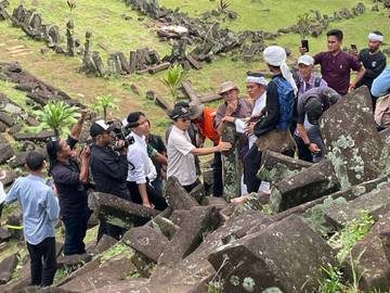 BRIN: Pemugaran Gunung Padang Dibagi Dua Konsep