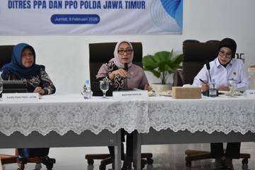 Menteri Arifah Pastikan Penanganan Kekerasan Terintegrasi di Jatim