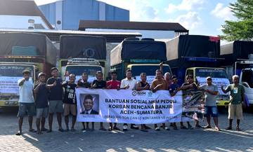 NHM Peduli Salurkan 100 Ton Beras dan Mi Instan untuk Korban Bencana Aceh