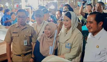 Wamendag Ajak Jaga Kebersihan Pasar Lewat Gernas Mapan