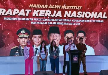 Haidar Alwi Institute Gelar Rakernas Dukung Pemerintahan Prabowo