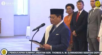 Pesan Presiden untuk Thomas Djiwandono