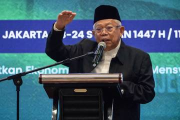 Ma'ruf Amin: Ekonomi Syariah Ditargetkan Jadi Arus Utama Ekonomi Nasional