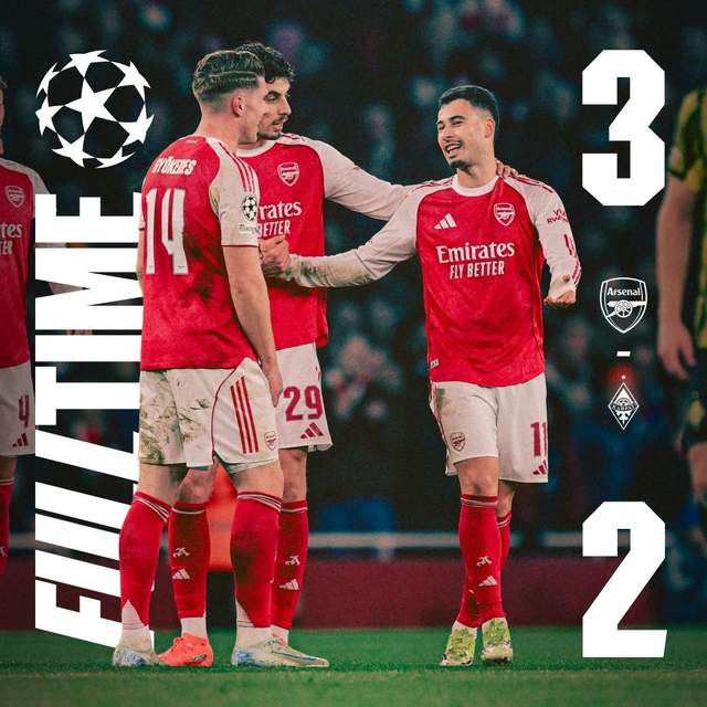 Arsenal Sapu Bersih Kemenangan di Liga Champions