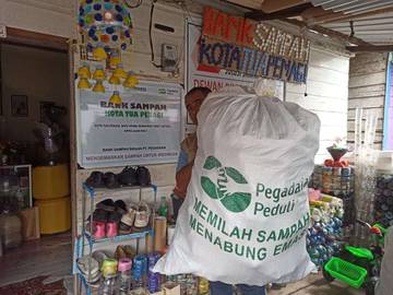 Bank Sampah Penagi Jalin  Kerja Sama Dengan Pegadaian 