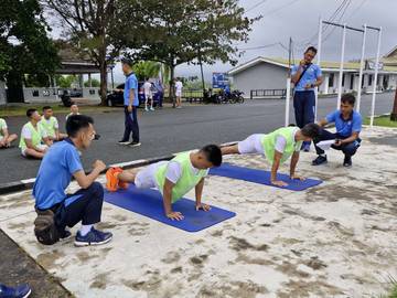 Lanud Raden Sadjad Natuna Mulai Seleksi Fisik Calon Tamtama