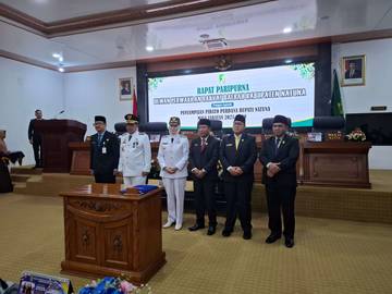 Pidato Perdana Bupati Natuna di Sidang Paripurna Dewan