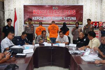  EJ Pelaku Penggelapan Motor di Amankan Polres Natuna 