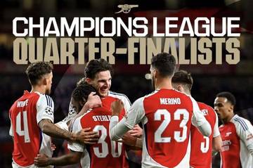 Arsenal Melaju Kebabak 8 Besar Liga Champoin