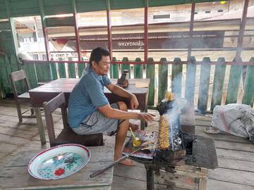 RM. Borneo Tetap Buka Pesanan Sate Hidangan Lebaran