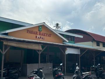 Pasar Rakyat Ranai Kembali Beroperasi Pasca Lebaran 