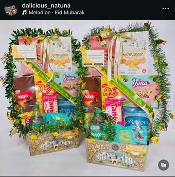 IRT di Natuna Raup Keuntungan Berjualan Hamper Lebaran