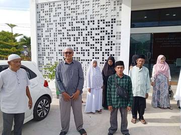 Bujang Ibrahim Ilyas, Jemaah Lansia Asal Natuna, Siap Berangkat Haji Tahun Ini