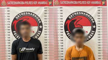 Satresnarkoba Polres Anambas Amankan Dua Oknum  PLN Tarempa 